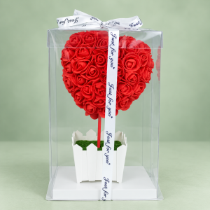 Maceta Corazón de Rosas de Foam