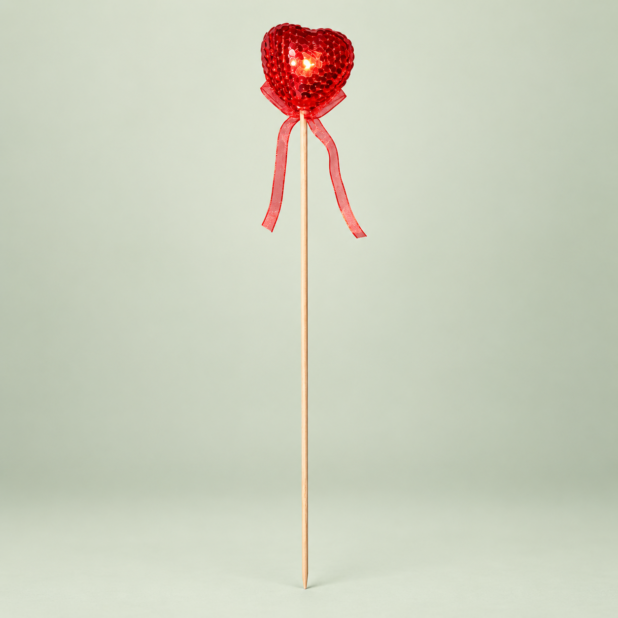 Corazón luminoso decorativo para ramos
